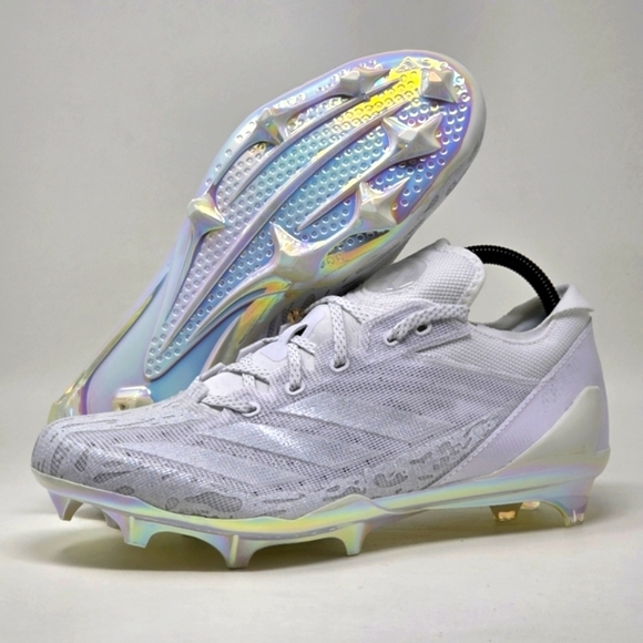 Adidas Adizero Electric American Football Cleats White Men\'s Size 8.5 IE4413 New main image 4